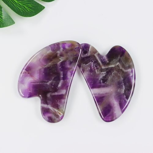 One Amethyst Gua Sha