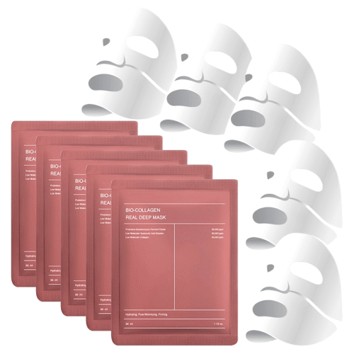 5pcs Bio-Collagen Face Masks